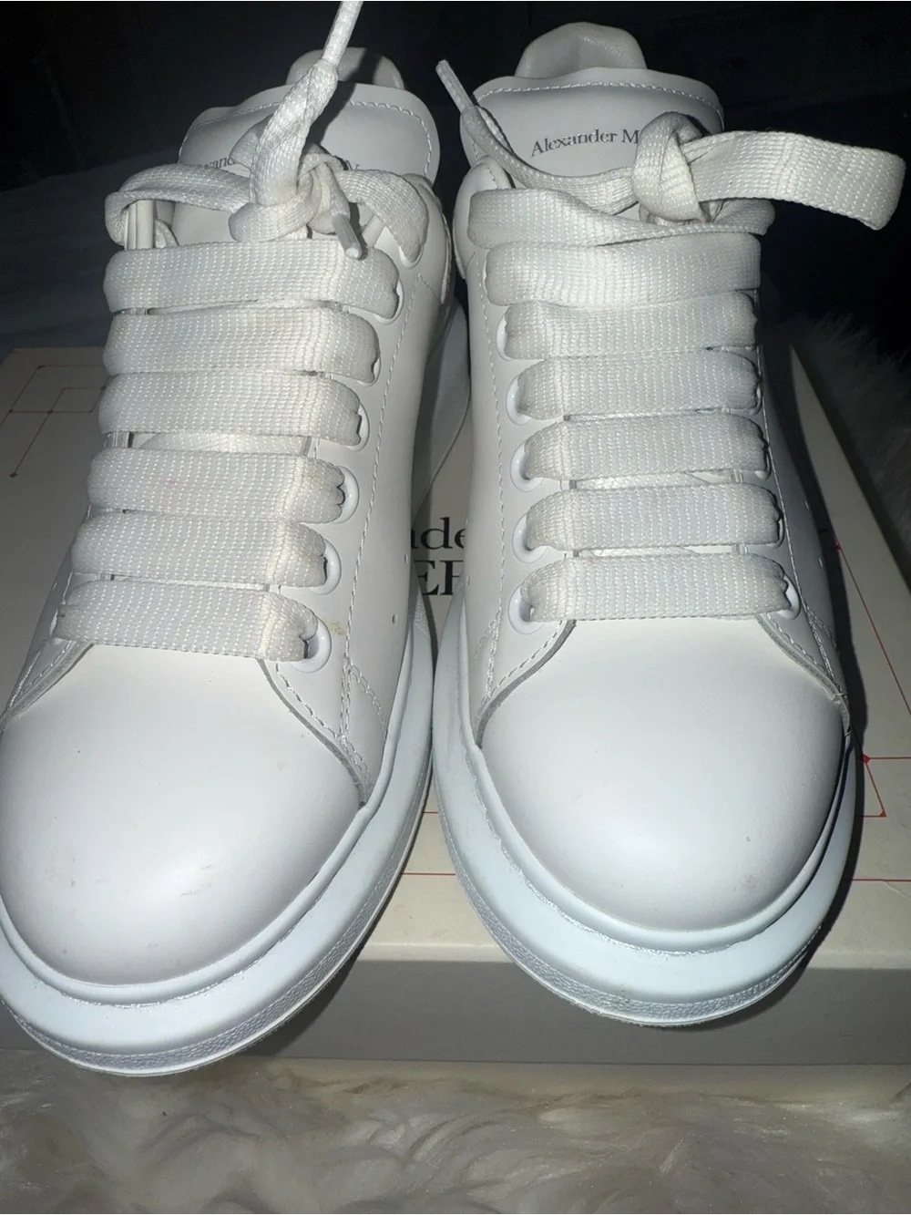 Alexander McQueen sleek white
